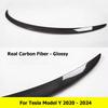 For Tesla Model 3 Highland 2026 Model Y 2024 Real Carbon Fiber Spoiler 2020-2025,Trunk Lid Wing,Car Exterior Styling