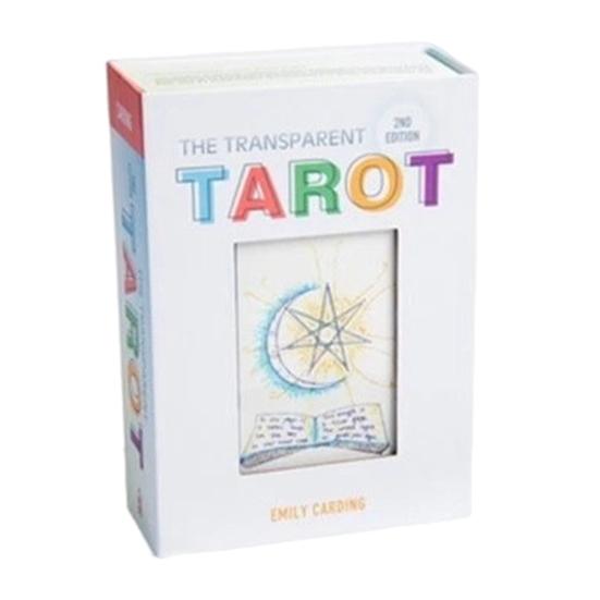 Transparent Tarot Deck Clear Tarot Cards Set Classic Tarot Learning