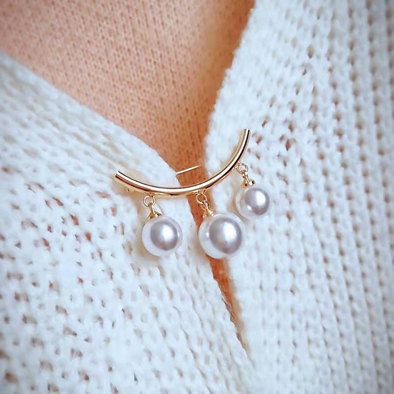 8 Pcs Women'S Metal Leak Proof Brooch Korean Fashion Flip Clothing Corset Brooch Diy Accessories Waist Pin Shawl Buckle Pin