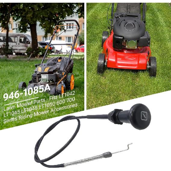 946-1085A Choke Control Cable Replacement for MTD Cub Cadet Troy-Bilt 746-1085 946-1085A 746-1085A Lawn Mower Parts - Fits LT1042 LT1045 LT1046