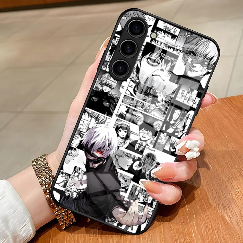 Anime Tokyo Ghouls Hot Phone Case For Samsung S26 S25 Edge Ultra S23 S22 S21 S20 Ultra Plus S24 Fe A54 A53 A25 Glass Cover