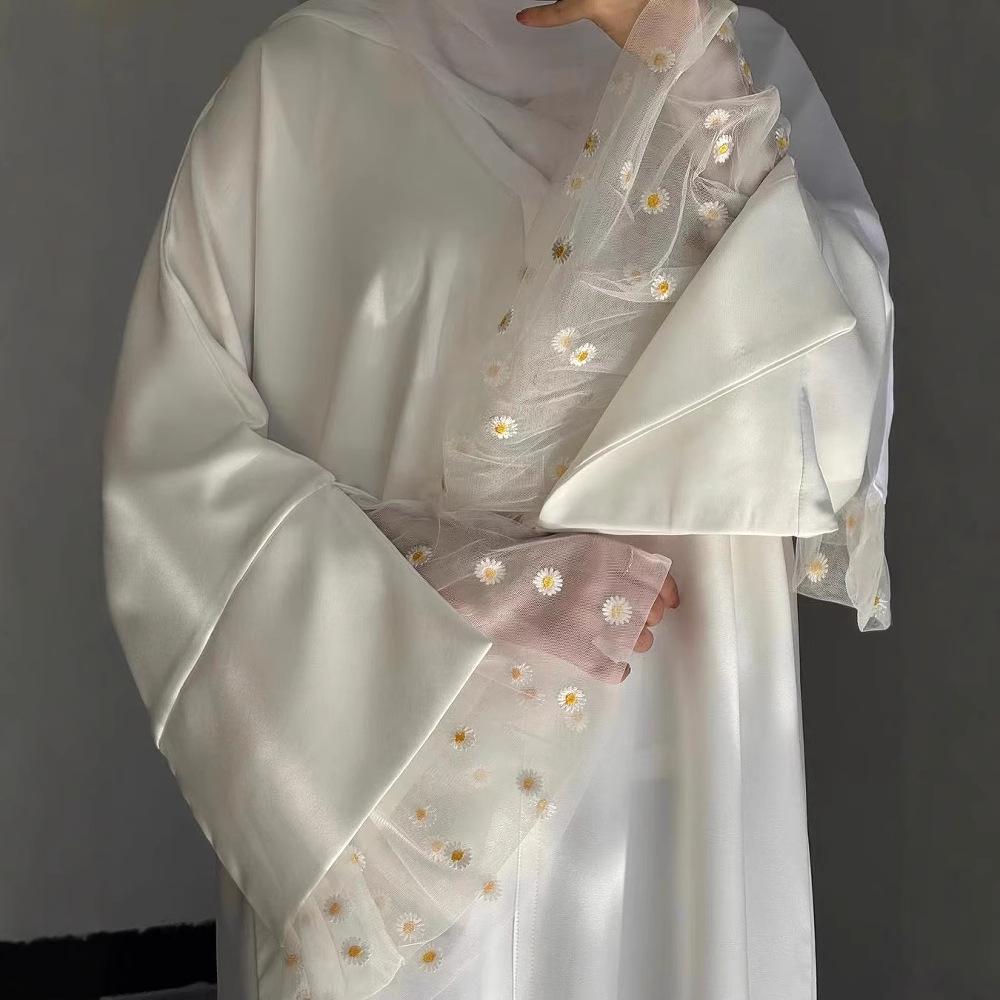 Loriya2025 Patchwork Lace Abaya Dress LR1017