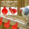 Complete PVC Pipe Chicken Drinking Assembly 58 Parts Auto Water Provider For Poultry