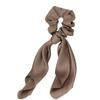 2025 Korean Style Satin Bow Silk Scarf Hair Tie Rubber Band