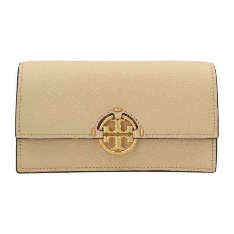 

Tory Burch Miller Series Double T Logo Adjustable Shoulder Strap Litchi Grain Leather Wallet Crossbody Bag Women Bags Vanilla 137145-700 Basic Set (Bag+Dust Bag)