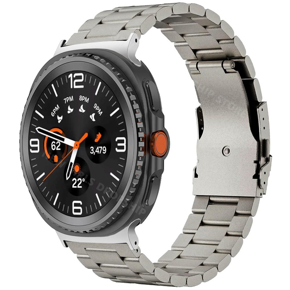 Titanium Strap for Samsung Galaxy Watch 8 8 Classic 46mm 44mm 40mm Men Band for Samsung Galaxy Ultra 47mm Replaced Wrist Strap