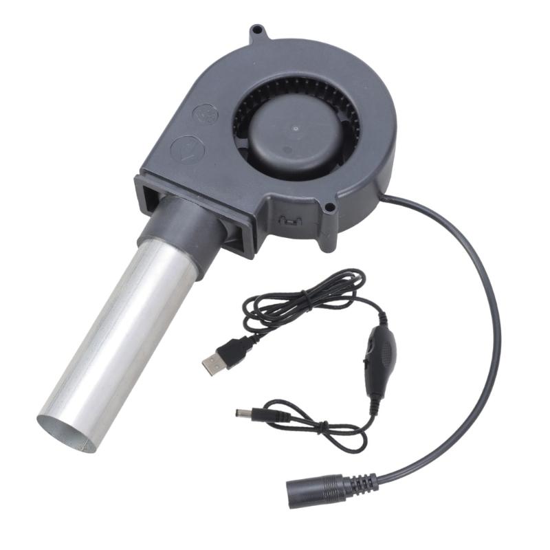 

9733 Blower Fan Suitable For Grilling BBQ Stove Outdoor Mobile Portable with Air Collecting Duct Blower Fan for Outdoor 1