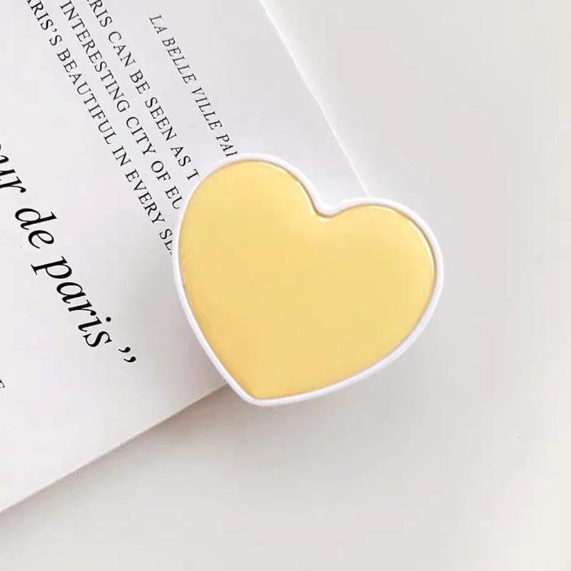 Popular Heart Shaped Phone Socket Holder Finger Grip Bracket Support Telephone for IPhone Samsung Cellphone Pocket Socket Stand