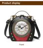 2025 British Niche Retro Handbags: Creative Clock and Watch Inspired Round Bags for Women