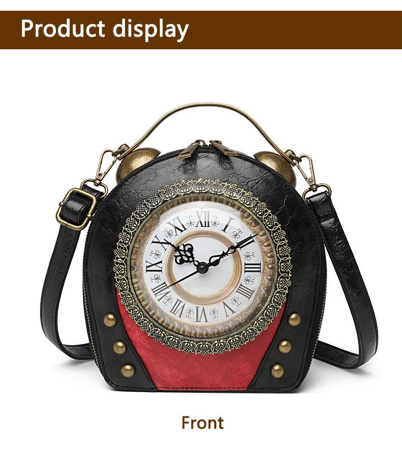 2025 British Niche Retro Handbags: Creative Clock and Watch Inspired Round Bags for Women