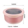 Fresh-keeping Box Stainless Steel Food Sealing Bowl Anti-scalding Lunch Box with Lid Kitchen Food Sealing Bowl Fresh-keeping Box