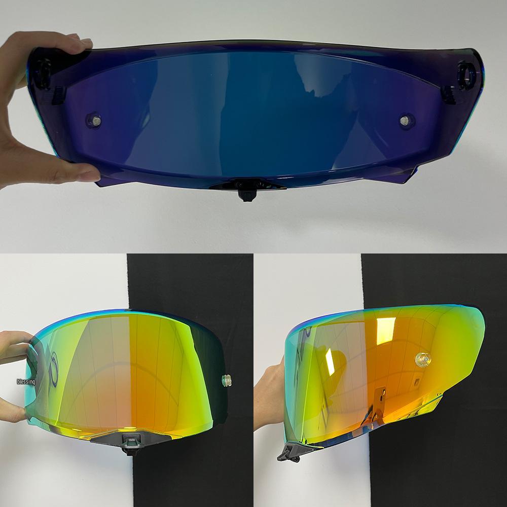 TT REVO Hochauflösende galvanisierte Linse für Tag-/Nachtgebrauch mit UV-Schutz – Passend für TT REVO Motorradhelm.