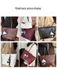 Jesień/Zima Wzór Diamentowy Damska Torba Tote Crossbody o Dużej Pojemności - Modna Retro Jednolity Kolor