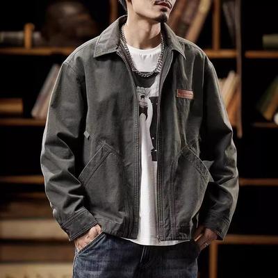 Giacca Retro da Uomo Detroit: Autunno/Inverno 2024, Trendy, Bello, Imbottito, Abbigliamento Casual