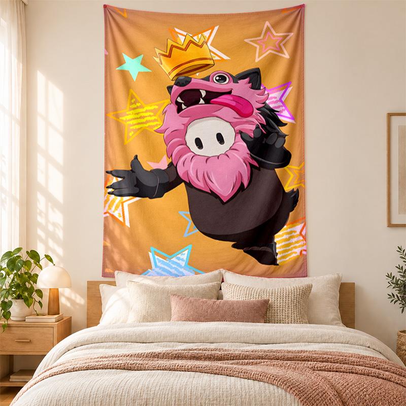 Fall Guys Tapestry Highquality for Decorating Living Room Bedroom Dorm Walls Ideal As Bedroom Wallart Orholiday Gift