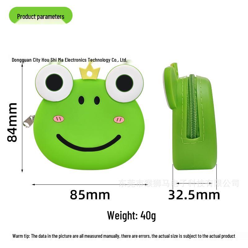 Cartoon Silicone Coin Purse for Girls - Cute Mini Bag for Children