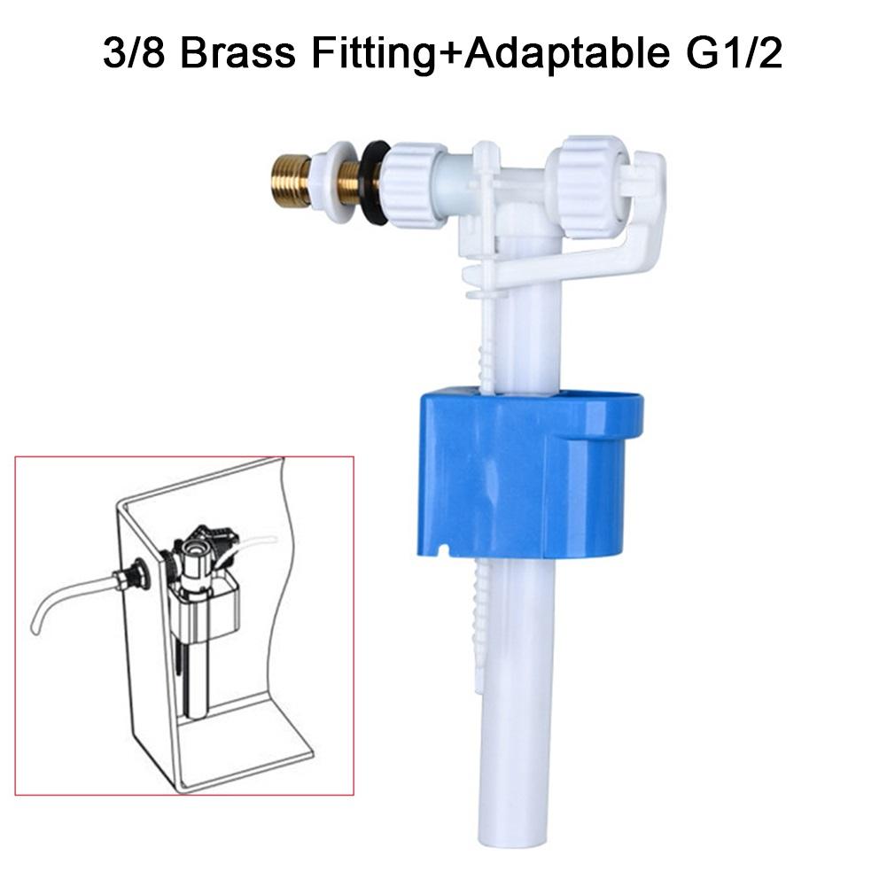 Cistern Filling Valve G3/8 G1/2 Inch Connection Cistern Toilet Inlet Valve High Pressure Side Inlet Valve Toilet Drain Valve