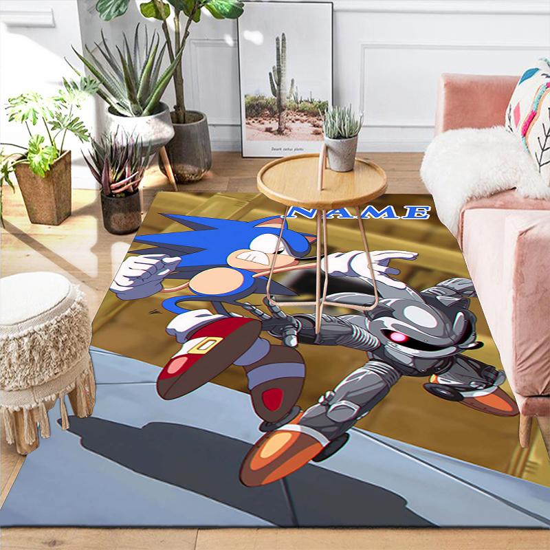 Custom 1Pc Sonic Boom Adventure Rug Office Carpet Indoor Outdoor Entrance Doormat Nonslip Soft And Comfortable Living Room D2915329