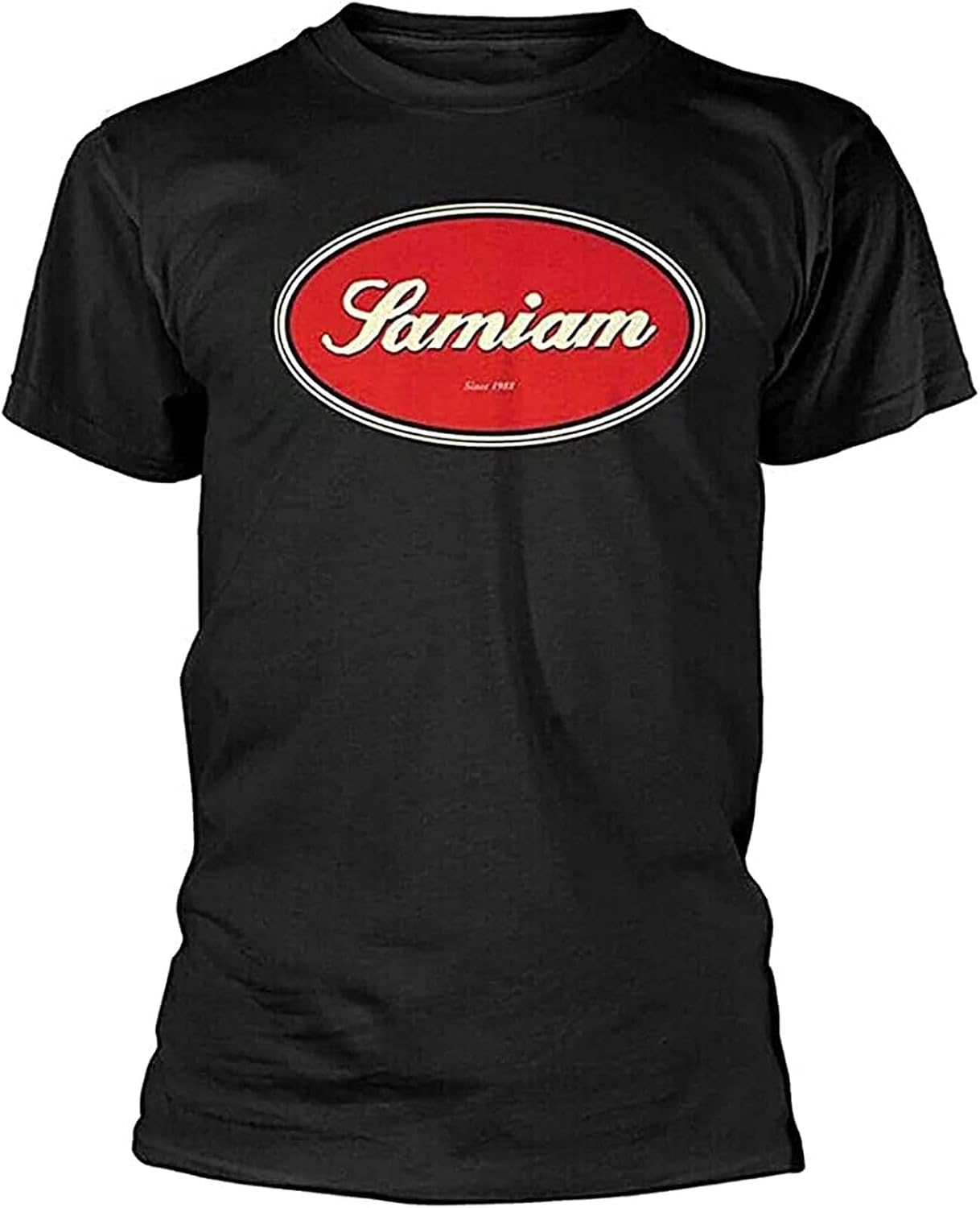 Samiam Oval Logo Black (Organic Ts) Tee T Shirt MensBlack 4XL чёрный
