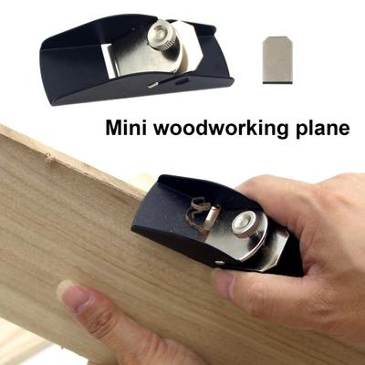 Mini Pialla di Rifinitura Lama Affilata Regolabile Fondo Piatto Sbavatura Utensile per Lavorazione del Legno per Impieghi Gravosi Piccola Pialla da Legno Pialla a Blocco Falegname