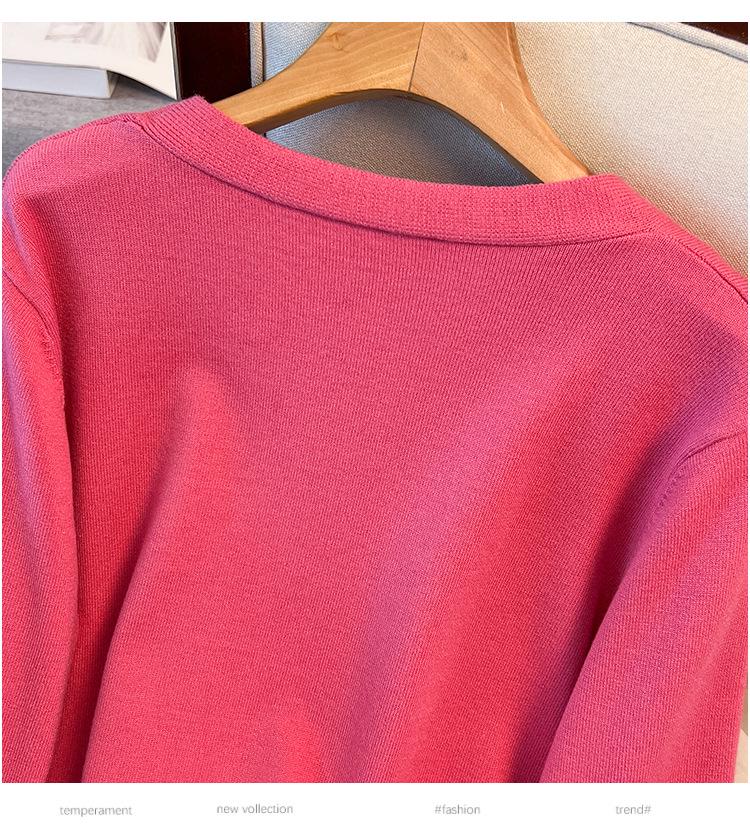 Plus Size Women’s Loose Cardigan Sweater, Bust 150/160, Sizes 200-350 Jin - Model 8303