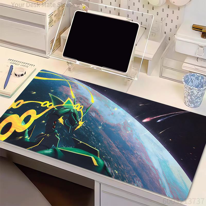 Anime Mouse Pad P- Rayquaza Gamer Computer Desk Mat Modern Table Keyboard Laptop Carpet XXL Gaming Mousepad For Best Gift