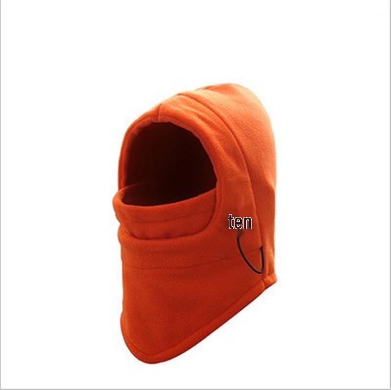 Outdoor Cycling Fleece Balaclava: Windproof, Ear-Protecting, Warm, Snow-Resistant Hat