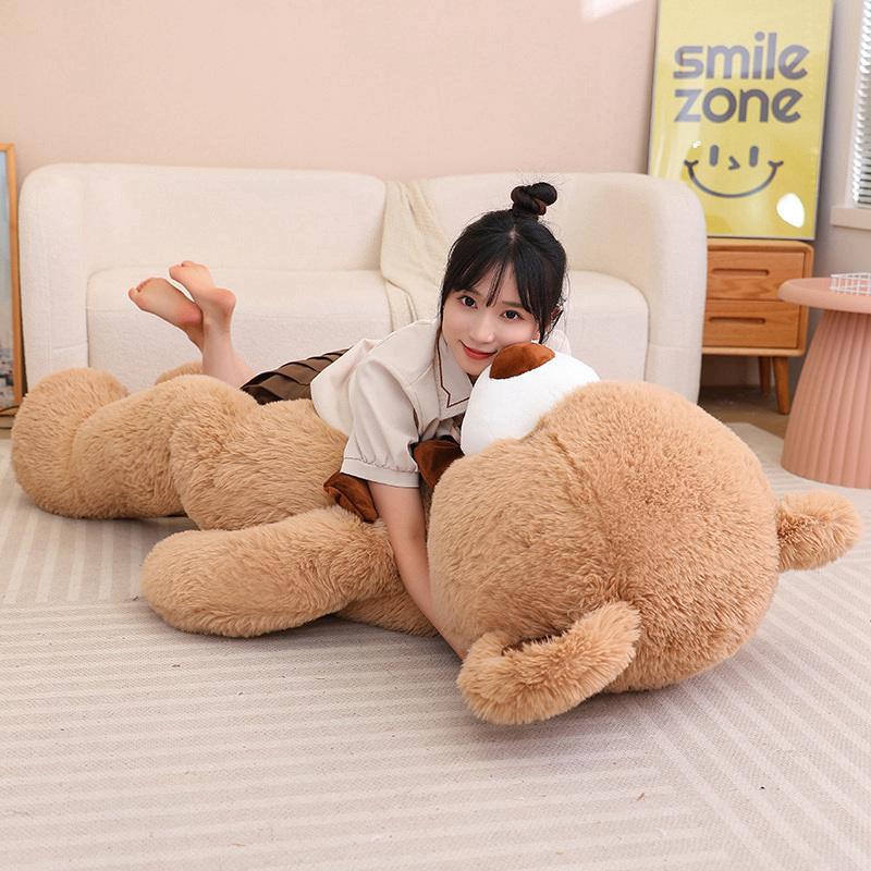 80/100CM 5 Colors Teddy Bear Plush Toy Giant Stuffed Animals Birthday Valentines Day Gift Soft Pillow Dolls Grilfriend Girl