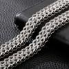 Kalen Punk High Polish Textured Bracelet Men's Chunky Stainless Steel Bicycle Chain Mesh Jewelry Accessories Box Chain Gift