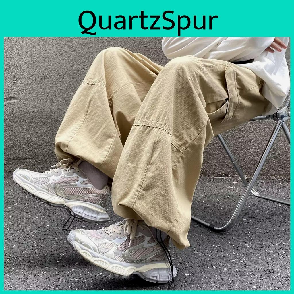 Casual Japanese Y2k Vintage Mens Cargo Baggy Wide Leg Pants Sweatpants Hip Hop Track Pants Men Harajuku Korean Style