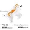 Stainless Steel DIY Jewelry Accessories Cartoon Enamel Pendant for Bracelets and Necklaces