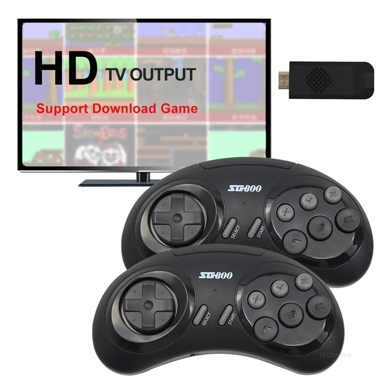 16bitová MD videoherní konzole pro SEGA Genesis SG800 Game Stick bezdrátový ovladač Vestavěný HDMI herní přehrávač pro více než 4600 her