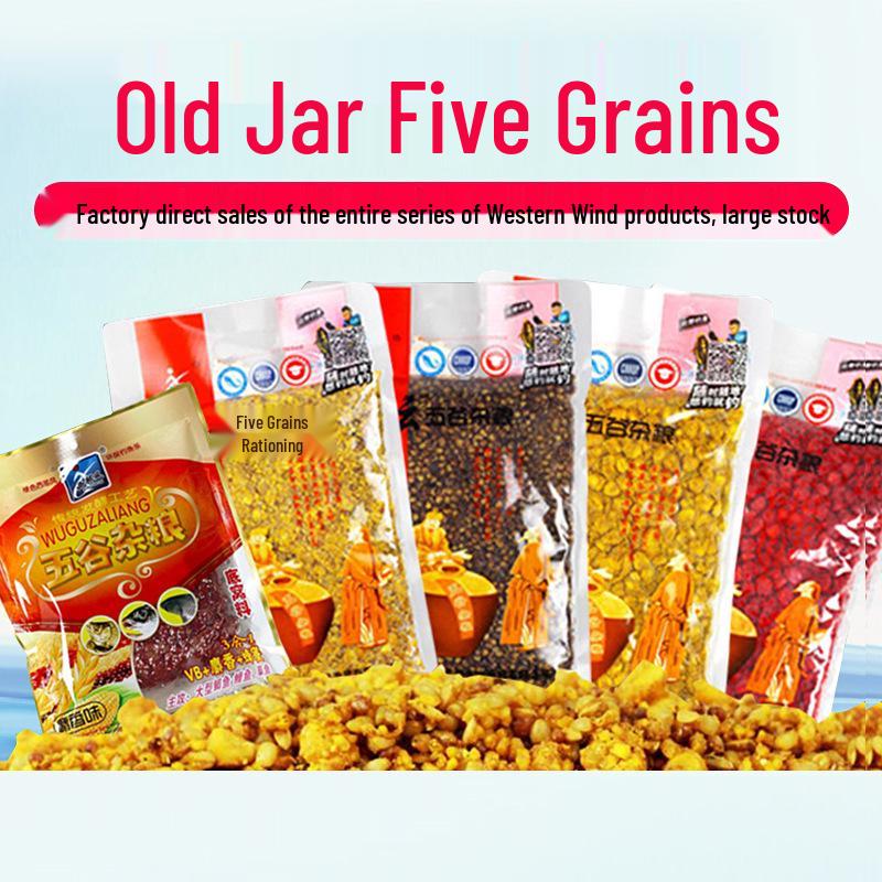 Western Old Altar Corn, Sweet Potato & Wheat Grains, Mixed Grains for Fish Bait