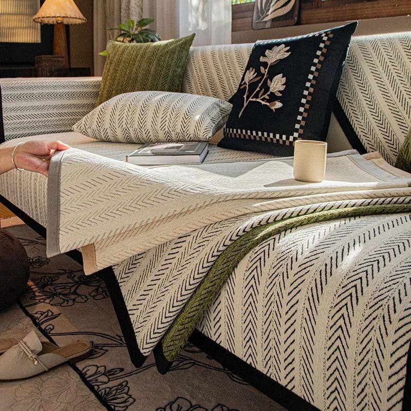 Medieval Sofa Cushion, Universal Light Luxury In All Seasons, High-End Sofa Cover  New Sofa Cushion Towel, Non-Slip