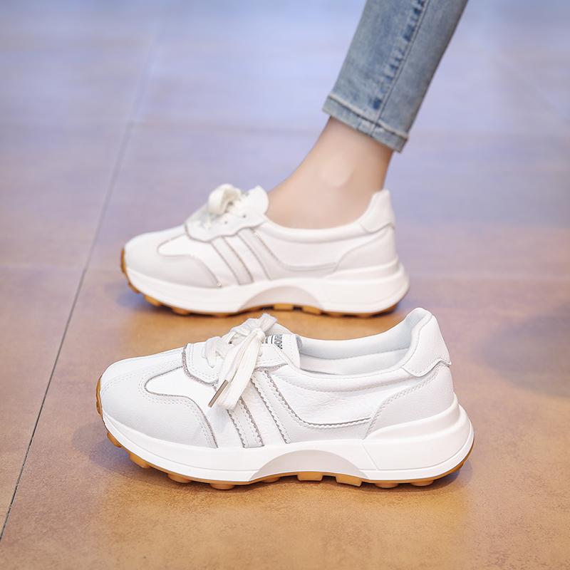 CRLAYDK Women's Comfortable Working Nurse Shoes Non-Slip Walking Casual Nursing Thick Sole Slip On Loafers Ladies Sneakers