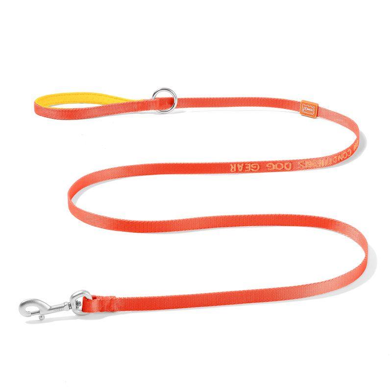 

Howgo Ultra-Light Basic Hand Holding Rope Outing Pet Supplies Dog Walking Matching Collar P Chain Ultra-Light S-1.5 width Orange Orange
