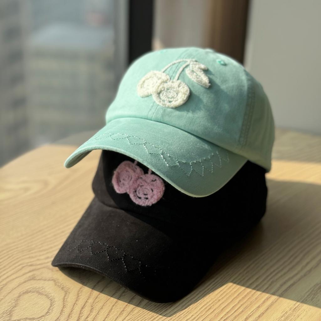 Korean-style Spring-summer Thin New Soft-top Baseball Cap for Women, Embroidered, Trendy Couple's Sunshade Cap That Makes the Face Look Smaller