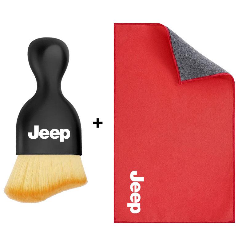 Car Cleaning Soft Brush Car Wash Towel Microfiber Cleaning Rag Cloth Car Goods For JEEP Grand Cherokee WK WK2 KJ KK KL Commander XK Renegade