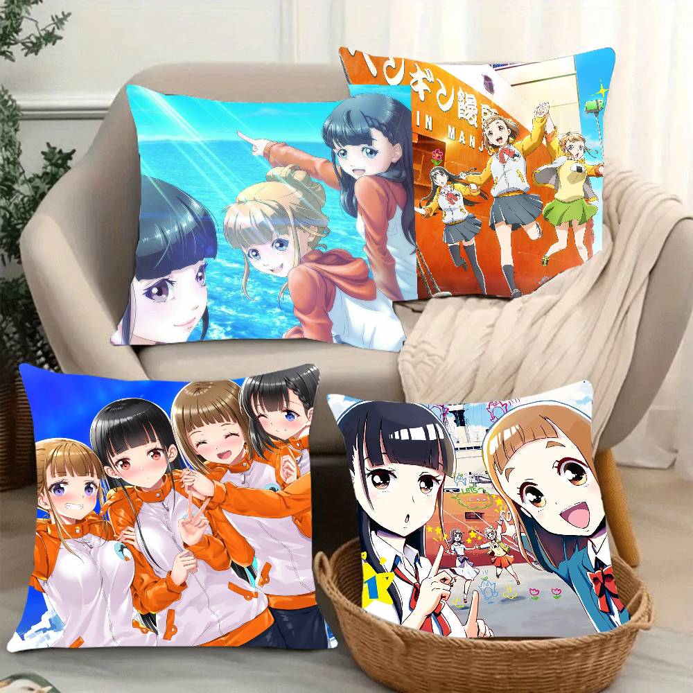 A Place Further Than The Universe Anime Pillow Case Home Decor Throw For Sofa Bed Car Room Decor Gift Idea