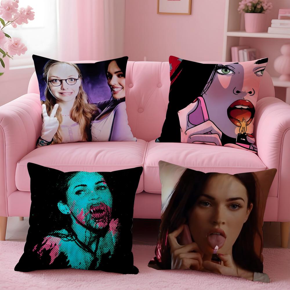 Dark American Movie JJennifers Body Cushion Cover Pillow Case Soft Skin Friendly Fabric Concealed Zipper