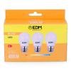 Kit 3 ampoules LED sphériques E27 – 5W – 400lm – lumière chaude – 4,5x8cm - 98201