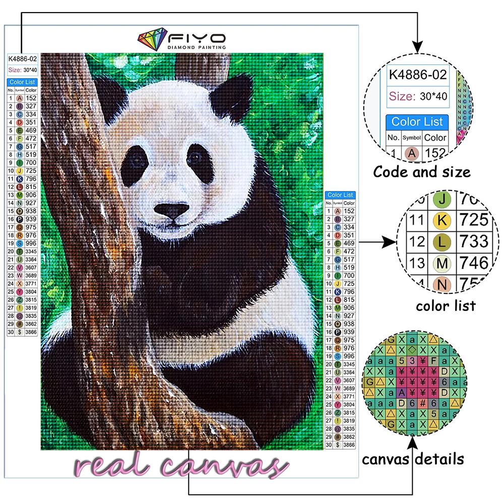Full 5D Diy Diamond Painting Animal Panda 5D Diamond Painting