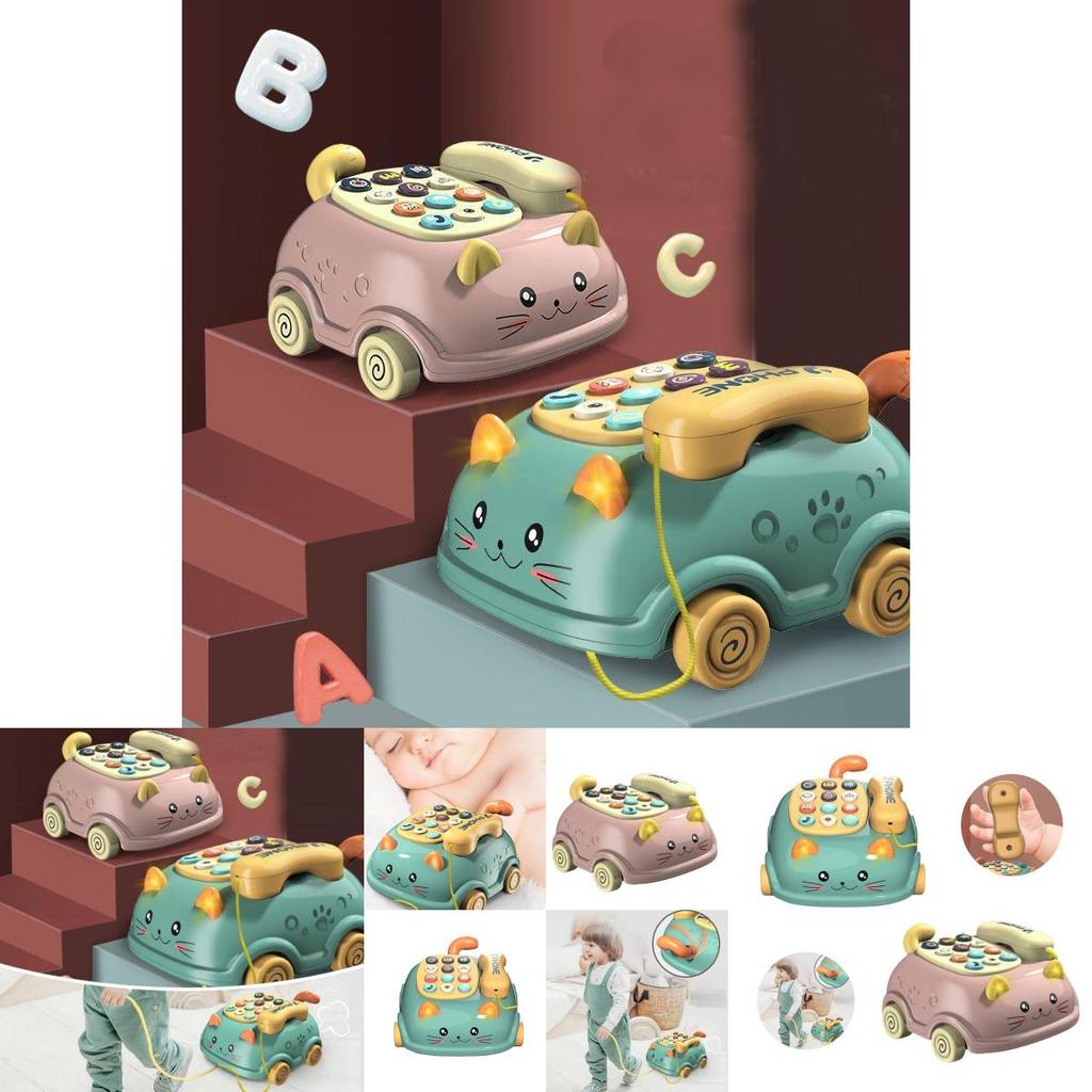 Cat-themed Bilingual Phone Toy For Kids