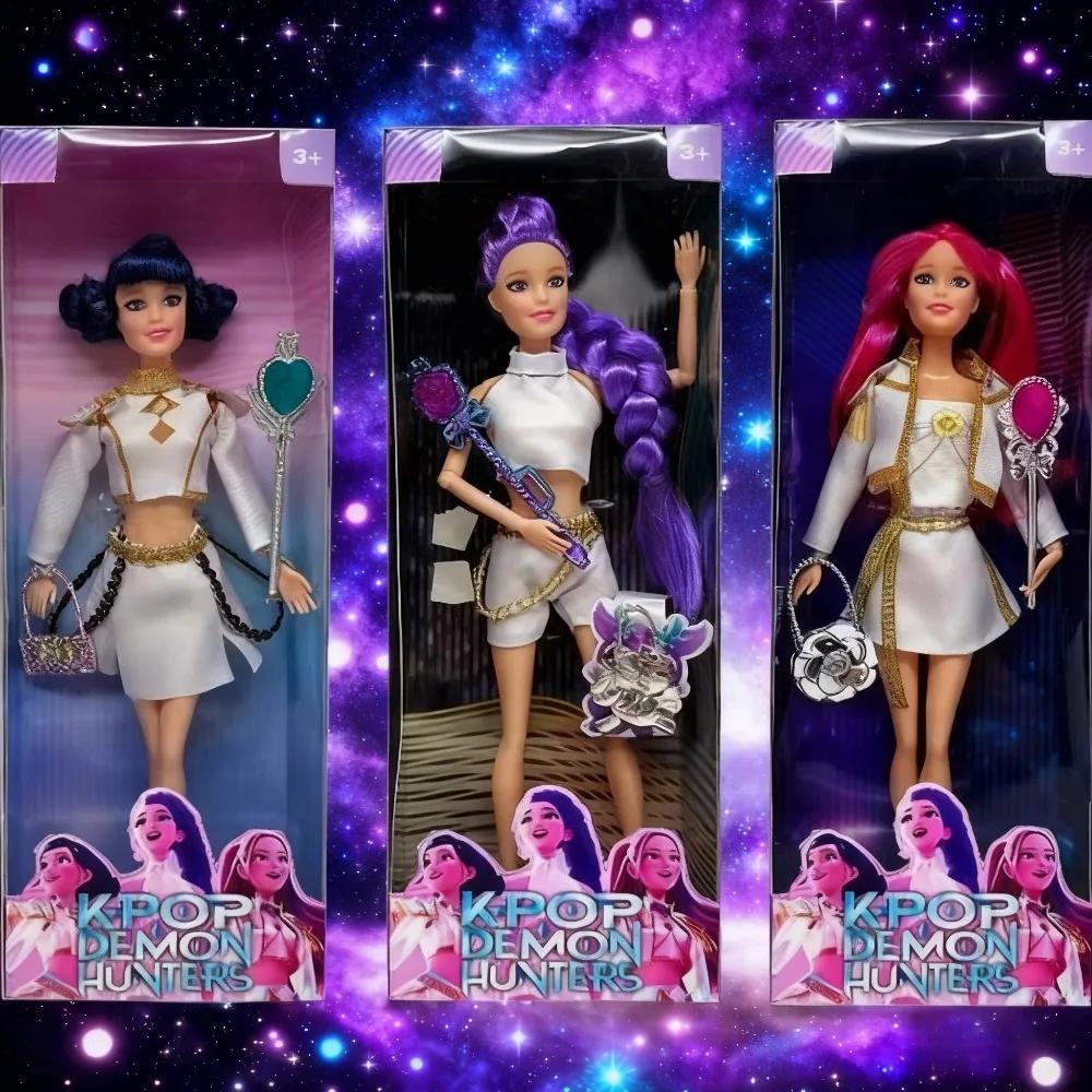 Kpop Demon Hunters Action Figure Toy Derpys Tiger Rumi Mira Zoey Sussy Theme Song Of Colorful Lights For Fans Christmas Gifts