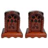 Antique 1/12 Scale Wood Miniature Radio Model Figure For Dollhouse Scene Decoration And Collectible Room Display