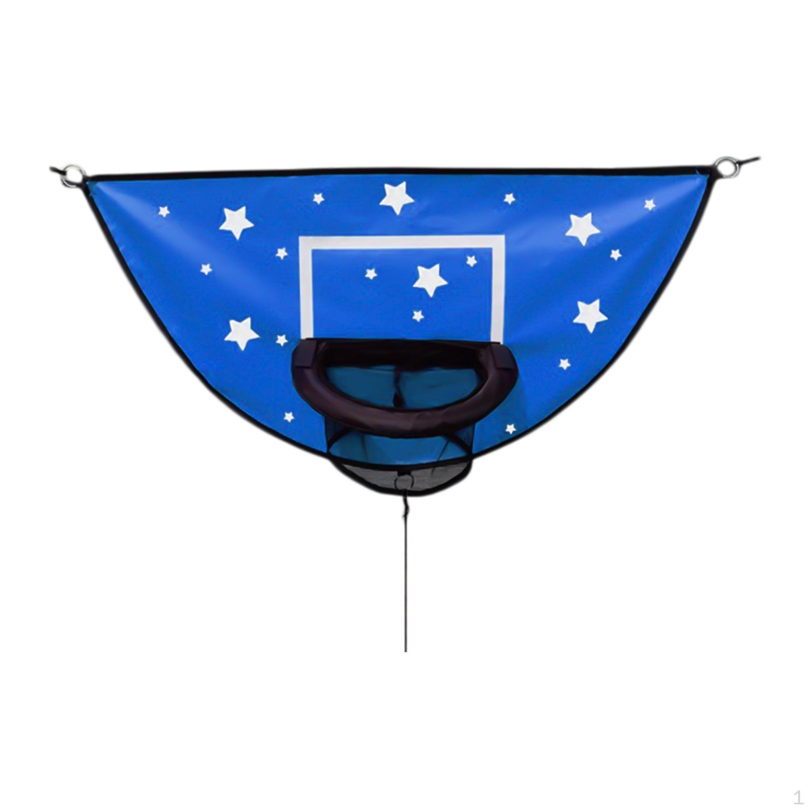 

Basketball Hoop for Trampoline Stand Lightweight Backboard Attachment синій