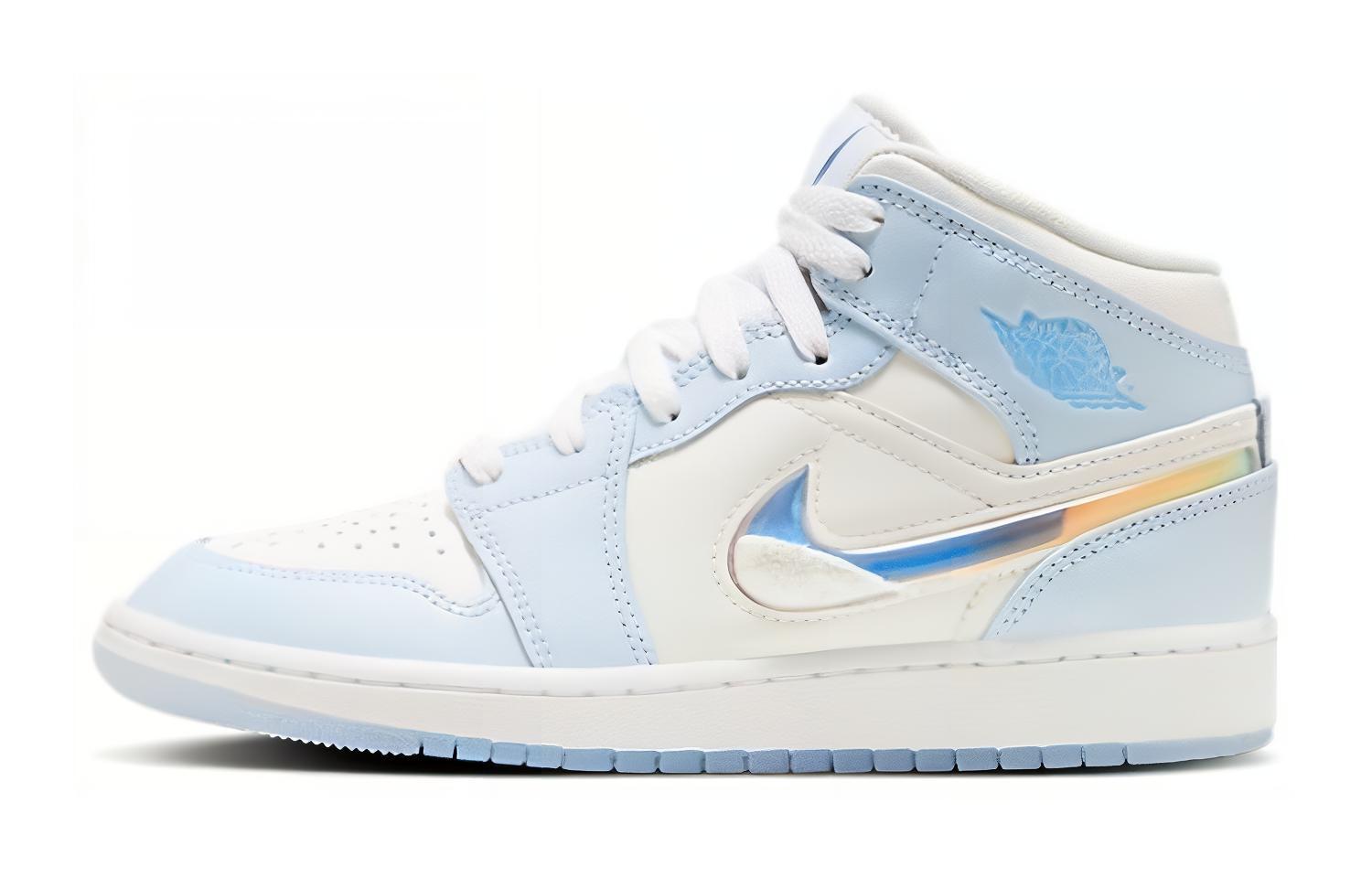 

Jordan 1 Mid SE Glitter Swoosh GS FQ9117-400 35.5