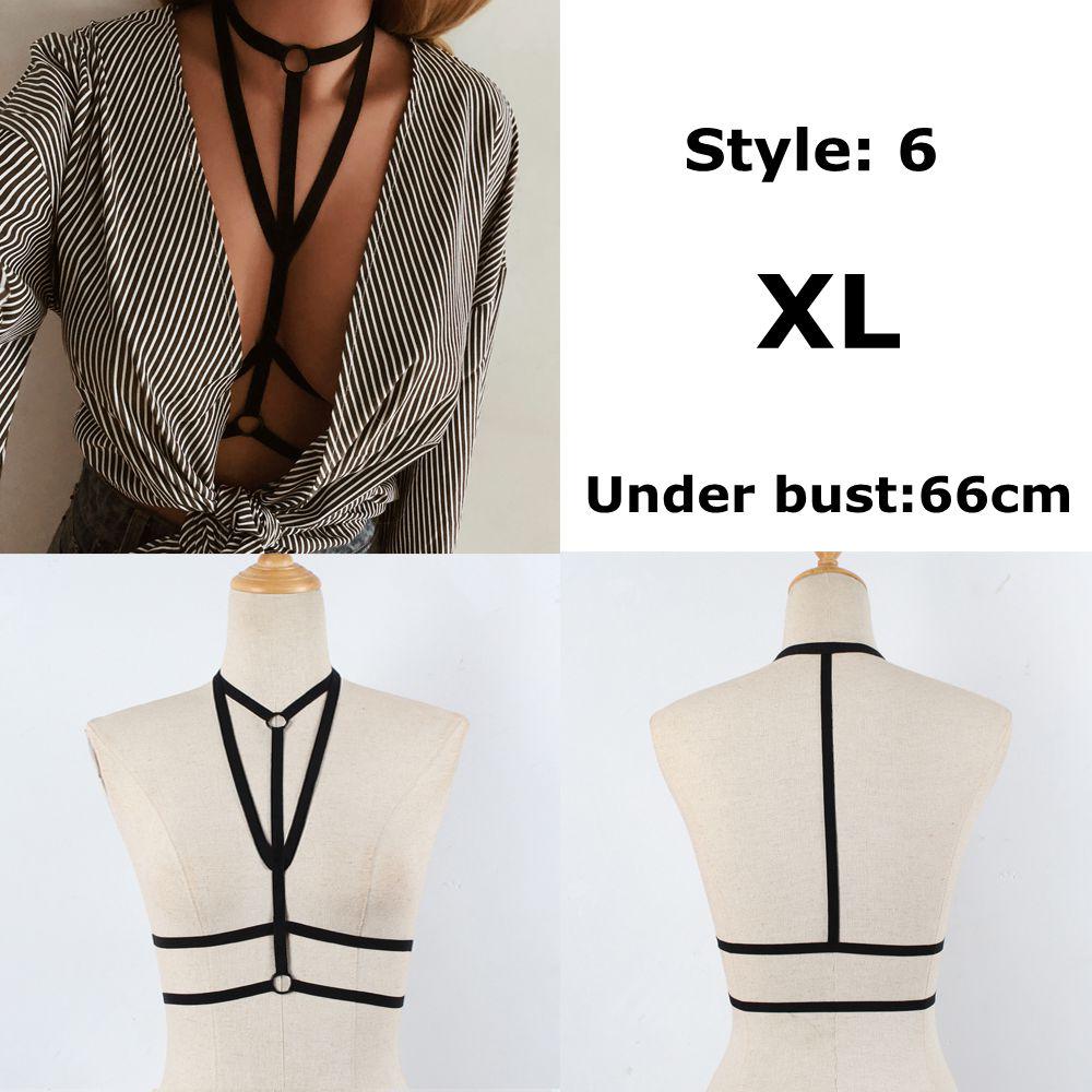 Noua Bralette Bustier Belt Lenjerie Sexy Bandage Sutien Cage Harness Push Up Crop Top