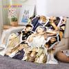 3D Ariana Grande Katze Ari Sänger Weiche Decken, Warme Kuscheldecke Bequeme Decke für Picknick Betten Sofa Zuhause Schlafzimmer Geschenk