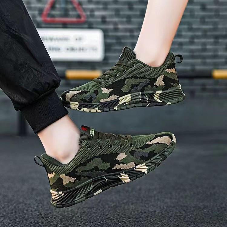 Camouflage Soft Sole Sports Shoes for Men and Women - Outdoor Hiking, Summer and Spring/Fall Work Shoes